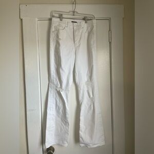 Express 90’s boot high rise distressed jeans‎ size 6R